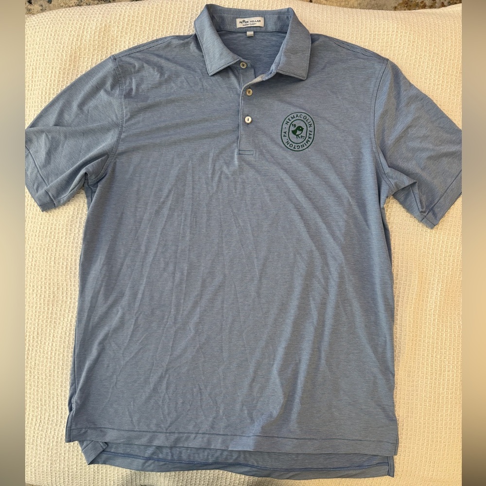 Peter Millar Light Blue Polo Shirt